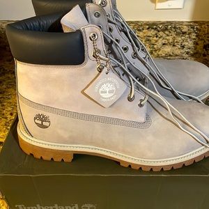 Timberland Premium Waterproof Boot MD Grey Nubuck